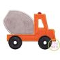 Cement Truck Applique | Machine Embroidery Designs by JuJu