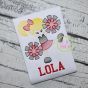 Cheerleader Kicking Sketch Embroidery | Machine Embroidery Designs by JuJu