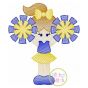 Cheerleader Standing Sketch Embroidery | Machine Embroidery Designs by JuJu