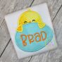 Chick Egg Peeker Boy Applique | Machine Embroidery Designs by JuJu