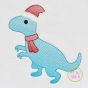 Christmas T-Rex Sketch | Machine Embroidery Designs by JuJu