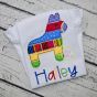 Cinco de Mayo Pinata Raggy Applique | Machine Embroidery Designs by JuJu