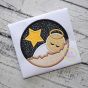 Manger Circle Applique | Machine Embroidery Designs by JuJu