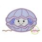 Clam Applique | Machine Embroidery Designs by JuJu