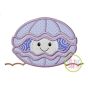 Clam Applique | Machine Embroidery Designs by JuJu