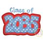 Class of 2035 Double Applique | Machine Embroidery Designs by JuJu