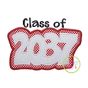 Class of 2037 Double Applique | Machine Embroidery Designs by JuJu
