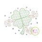 Clover Motif Embroidery Design | Machine Embroidery Designs by JuJu