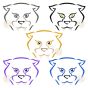 Cougar Mascot Embroidery | Machine Embroidery Designs by JuJu
