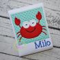 Crab Box Applique | Machine Embroidery Designs by JuJu