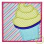 Cupcake Box Applique | Machine Embroidery Designs by JuJu