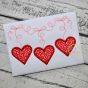 Dangling Hearts Applique | Machine Embroidery Designs by JuJu