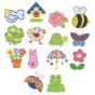 Spring Fling Applique Machine Embroidery Designs by JuJu 