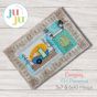 ITH Camping Placemat | Machine Embroidery Designs by JuJu