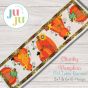 ITH Chunky Pumpkin Table Runner | Machine Embroidery Designs by JuJu