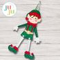 ITH Elf Wall Hanging | Machine Embroidery Designs by JuJu