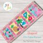 In The Hoop Tropical Table Runner | Machine Embroidery Designs by JuJu