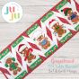 ITH Gingerbread Table Runner | Machine Embroidery Designs by JuJu