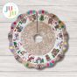 ITH Gingerbread Tree Skirt | Machine Embroidery Designs by JuJu