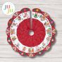 ITH Gingerbread Tree Skirt | Machine Embroidery Designs by JuJu