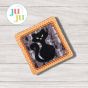 ITH Halloween Cat Pot Holder | Machine Embroidery Designs by JuJu
