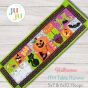 In The Hoop Halloween Table Runner | Machine Embroidery Designs by JuJu
