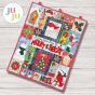 ITH Merry And Bright Wall Hanging | Machine Embroidery Designs by JuJu