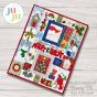ITH Merry And Bright Wall Hanging | Machine Embroidery Designs by JuJu