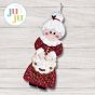ITH Mrs. Claus Wall Hanging | Machine Embroidery Designs by JuJu