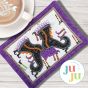 ITH Witch Boots Mug Rug | Machine Embroidery Designs by JuJu