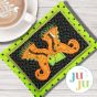ITH Witch Boots Mug Rug | Machine Embroidery Designs by JuJu