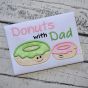 Donuts with Dad Applique | Machine Embroidery Designs by JuJu