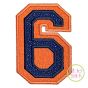 I2S Double Varsity Applique Numbers | Machine Embroidery Designs by JuJu