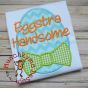 Easter Egg Bow Tie Applique | Machine Embroidery Designs by JuJu