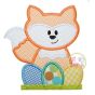 Easter Fox Applique | Machine Embroidery Designs by JuJu