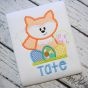 Easter Fox Applique | Machine Embroidery Designs by JuJu