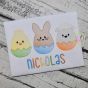 Egg Shaped Trio Boy Sketch Embroidery | Machine Embroidery Designs by JuJu