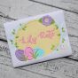 Itch 2 Stitch Egg Trio Frame Applique Digital Embroidery Machine Designs by JuJu