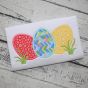Itch 2 Stitch Egg Trio in Grass Digital Embroidery Machine Designs by JuJu