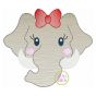 Elephant Face Girl Sketch Embroidery | Machine Embroidery Designs by JuJu