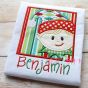 Elf Box Boy Applique | Machine Embroidery Designs by JuJu