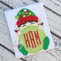 Elf Peeker Girl Applique | Machine Embroidery Designs by JuJu
