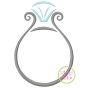 Engagement Ring Embroidery | Machine Embroidery Designs by JuJu