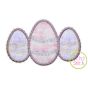 Fancy Egg Trio Applique | Machine Embroidery Designs by JuJu