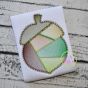 Fancy Patchwork Acorn Sketch Embroidery | Machine Embroidery Designs by JuJu