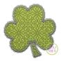 Fancy Shamrock Applique | Machine Embroidery Designs by JuJu
