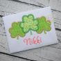 Fancy Shamrock Trio Applique | Machine Embroidery Designs by JuJu