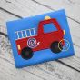 Firetruck Applique | Machine Embroidery Designs by JuJu