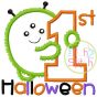 First Halloween Monster Applique | Machine Embroidery Designs by JuJu