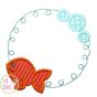 Fish Frame | Machine Embroidery Designs by JuJu